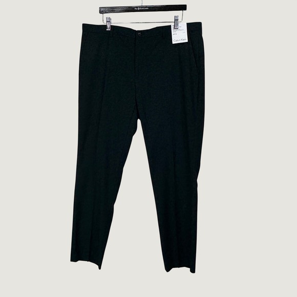 Calvin Klein Other - Calvin Klein Dress Pants 38x32 Black Slim Fit Business Casual Modern Minimalist